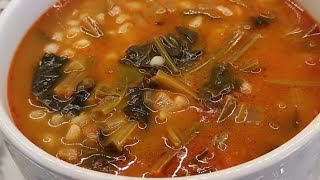 💯 DİYARBAKIR USULÜ YARMA BUĞDAYLI EKŞİLİ ISPANAK ÇORBASI TARİFİ NASIL YAPILIR ❤️SPINISH SOUP RECIPE