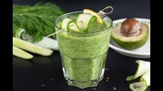 Keto Cucumber Dill Green Smoothie Low Carb Recipe