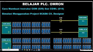 Belajar PLC. Omron, Cara Membuat Instruksi COM \u0026 COML.