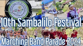 10th Sambalilo Festival | Cavinti Laguna Fiesta 2024 | Marching Band Parade