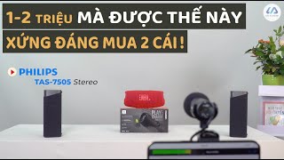 Giá rẻ mà nghe hay với giải pháp ghép Stereo 2 loa Philips