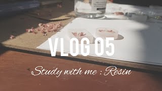 D.I.Y.  resin VLOG | ทำจี้สร้อยเรซิ่นครั้งแรก, unbloxing epoxy resin