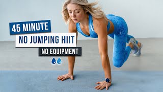 Day 4 - 45 MIN NO JUMPING WORKOUT - Full Body, No Equipment, No Repeat