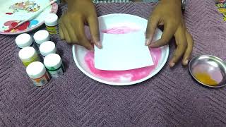 water marble nail art for beginners in hindi using water and oil