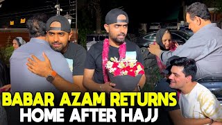 Babar Azam returns home after Hajj