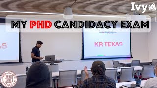 Vlogging My Actual PhD Candidacy Presentation (Cornell) 😳📚
