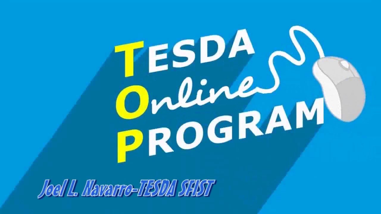 Tesda Online Program Youtube