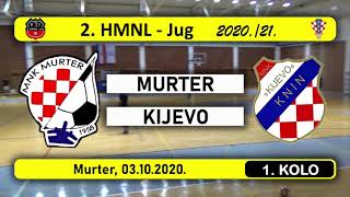 2. HMNL Jug, 1. KOLO: MURTER - KIJEVO 2:3, 03.10.20120.