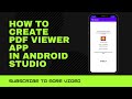 How to create  Pdf Viewer App in android | pdf viewer | using pdf viewer library|simple pdf viewer