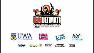 WFDF World Under 24 Ultimate Championship: Japan vs USA  - Women's
