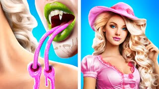 How to Become a Vampire! Makeover from Vampire to Barbie
