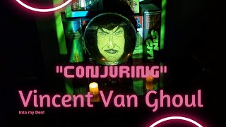 I Conjured  up Vincent Van Ghoul - Crystal Ball Projector Prop