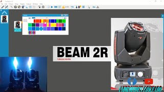 Librería Beam 2r Lite-Tek Freestyler Dmx