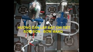 Hướng dẫn lắp đặt bơm màng - Bơm sơn chi tiết nhất | Chi tiết bơm màng Bơm sơn B15