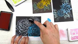 The Secret to Colouring On Black Cardstock (1035)