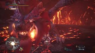 【MHW】테오-테스카토르│テオ・テスカトル│Teostra vs 태도│太刀│Long Sword 2分43秒 15