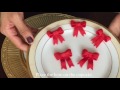 how to make fondant bows