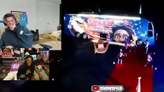 iShowSpeed Reacts to xQc Laughing at Speed's Production Failed Attempt