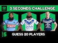 Guess The NRL Player In 3 Seconds 🏉 Easy Level 🏉 Part 5