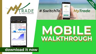 MyTrade App MOBILE Walkthrough