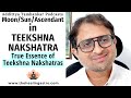 Moon/Sun/Ascendant in Tikshna Nakshatra - Ascendant Nakshatra In Astrology