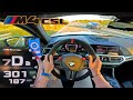 BMW M4 CSL 300km/h on Autobahn [NO SPEED LIMIT]