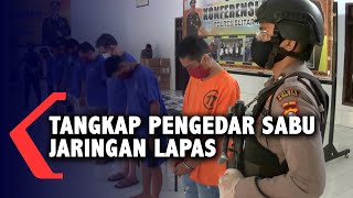 9 Pengedar Sabu Jaringan Lapas Dibekuk