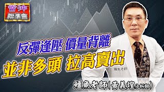 20230901 2330 鱷魚老師 黃義煌 當沖聯準會【反彈逢壓 價量背離 並非多頭 拉高賣出】