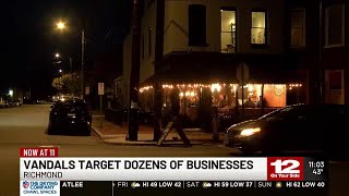 Vandals target dozens of Richmond, Henrico businesses