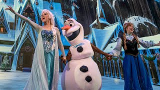 Frozen Elsa Sing Along Live on Stage In Hollywood Studios Disney World Orlando Florida