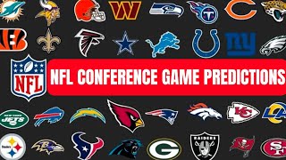 NFL * PREDICTIONS * for 2025 Conference Games