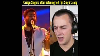 Foreign Singers After Listening to Arijit Singh's Laal Ishq Song 😂 #shorts