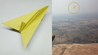 How To Make a Paper Plane 2023 | Paper Airplane Makes World Record Flight