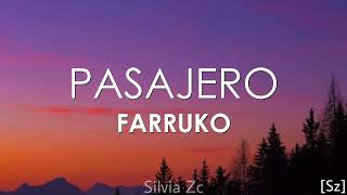 Farruko - Pasajero (Letra)
