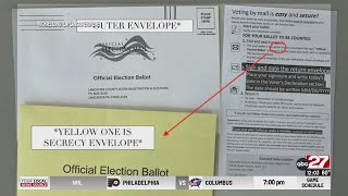 Incorrect mail-in ballot instructions