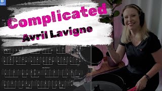 Complicated by Avril Lavigne - An easy song for beginner drummer