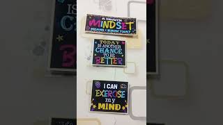 Growth Mindset Posters with Positive Quotes Bulletin Board Set for School Classrooms,  ( 9 Pieces )