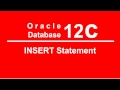 Oracle SQL PLSQL 12C Tutorial 7   How to Insert Record or Data in Table