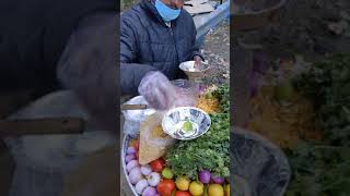 Bhelpuri in the Making #streetfood #delhifood