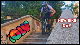 NEW BIKE DAY  - INSANE FREERIDE