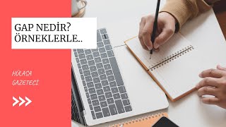 Piyasalarda Gap Nedir? Örneklerle