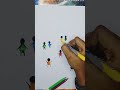 3d colour painting easy and beautiful #shorts #ytshorts