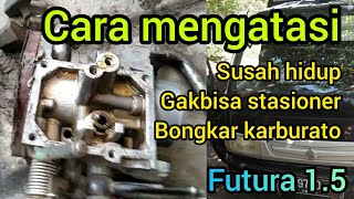 bongkar karburator futura 1.5