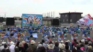 夢想漣えさし　2012YOSAKOIソーラン祭り日曜日　篠路ホーマック会場