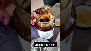 Indigenous Organic Wild Honey in my kitchen | #ytshorts #bees #flowersnectar #limewater #healthylife