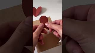 How to make a Valentine's Day card❤️ #valentinesday