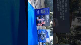 Behind the Scenes: Call of the Blue Event Setup Walkaround! 💙🏍️ #yamahaindia #shorts