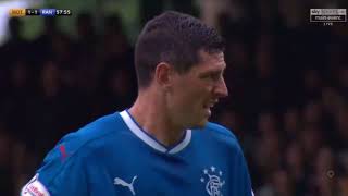 Graham Dorrans penalty GOAL HD   Motherwell 1 2 Rangers   06 08 2017