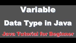 Java Programming Tutorial 05 Variable and Data Types use in Java(Urdu/Hindi)