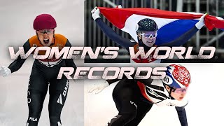 Women's Short Track World Records (Individual)